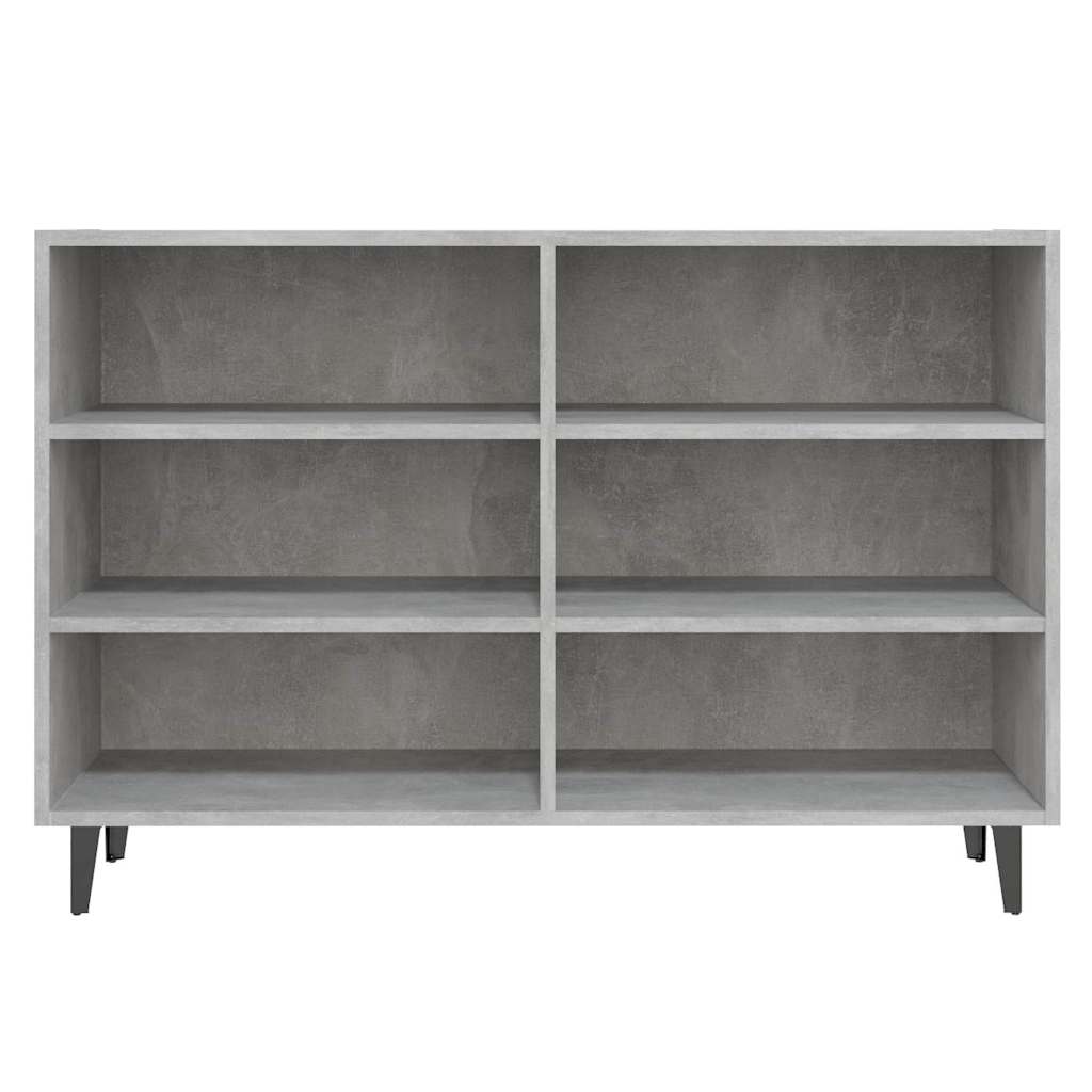 Sideboard Betongrau 103,5x35x70 cm Holzwerkstoff