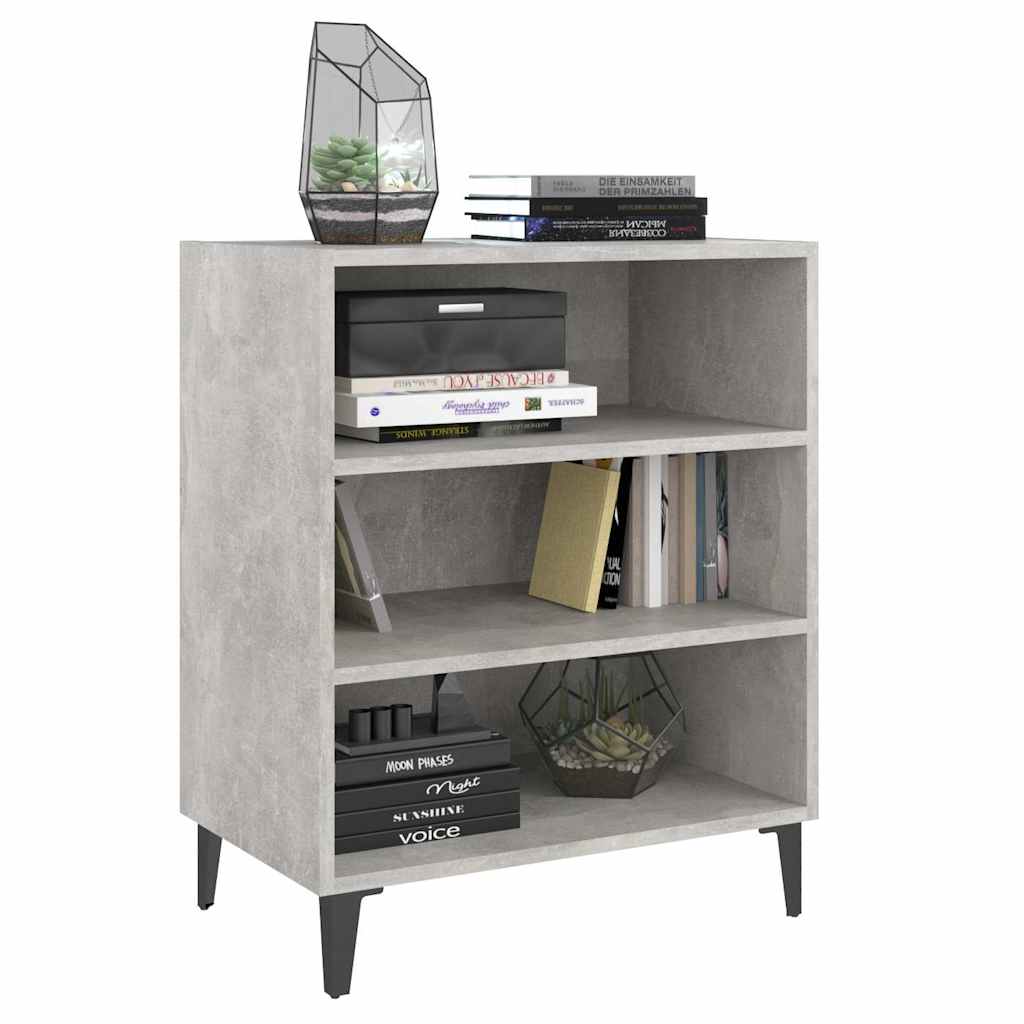 Sideboard Betongrau 57x35x70 cm Holzwerkstoff