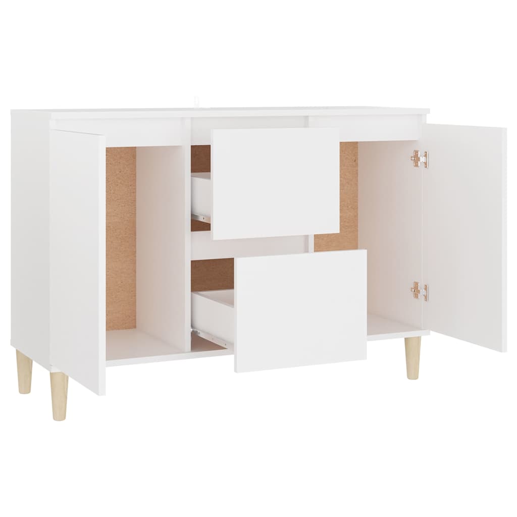 Sideboard Weiß 101x35x70 cm Holzwerkstoff
