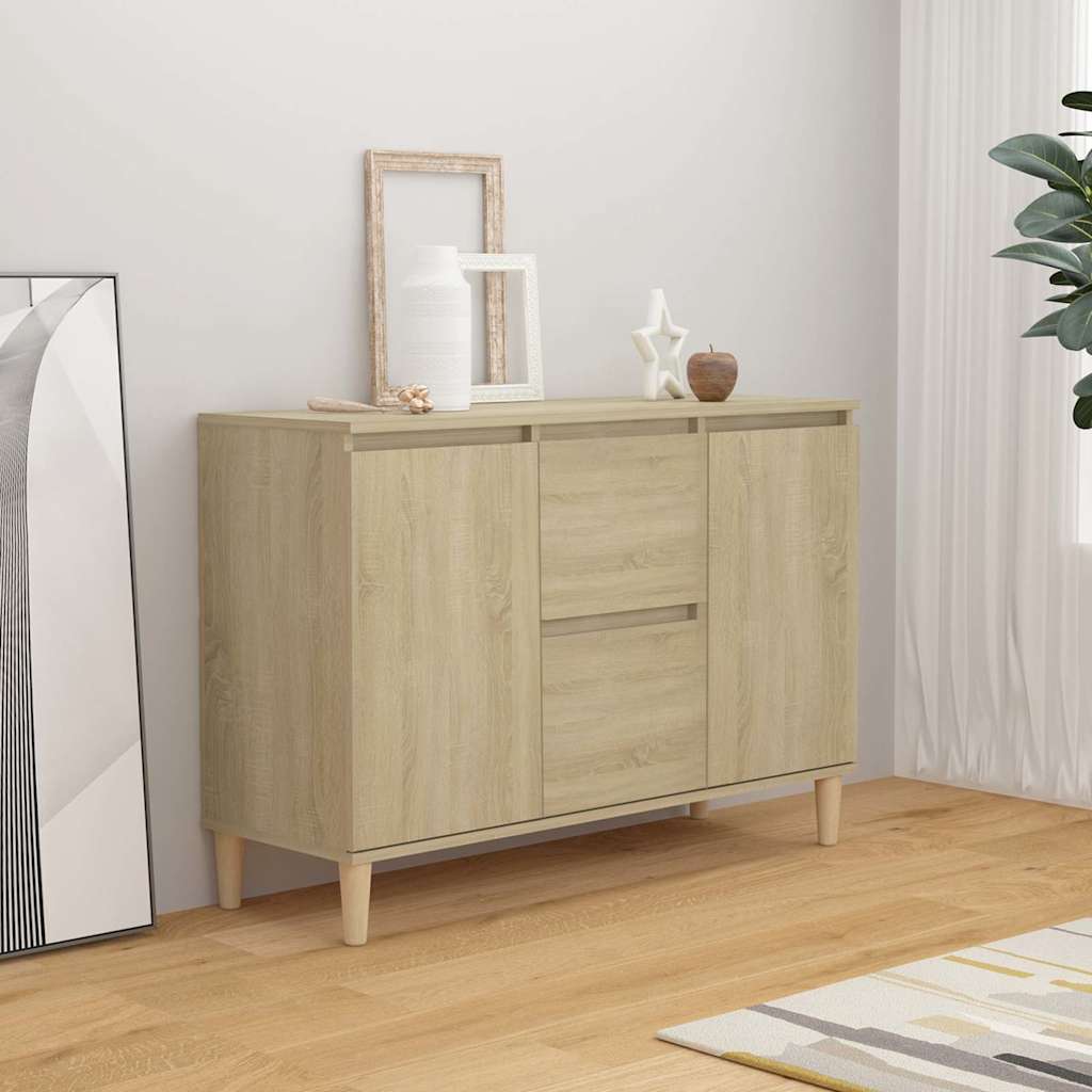 Sideboard Sonoma-Eiche 101x35x70 cm Holzwerkstoff