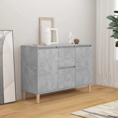 Sideboard Betongrau 101x35x70 cm Holzwerkstoff