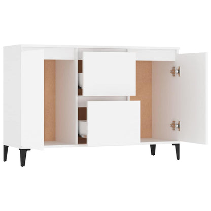 Sideboard Weiß 102x35x70 cm Holzwerkstoff
