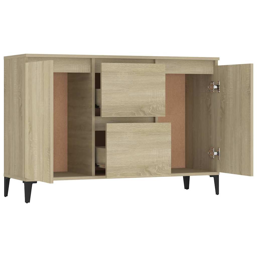 Sideboard Sonoma-Eiche 102x35x70 cm Holzwerkstoff
