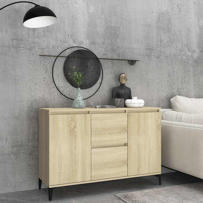 Sideboard Sonoma-Eiche 102x35x70 cm Holzwerkstoff