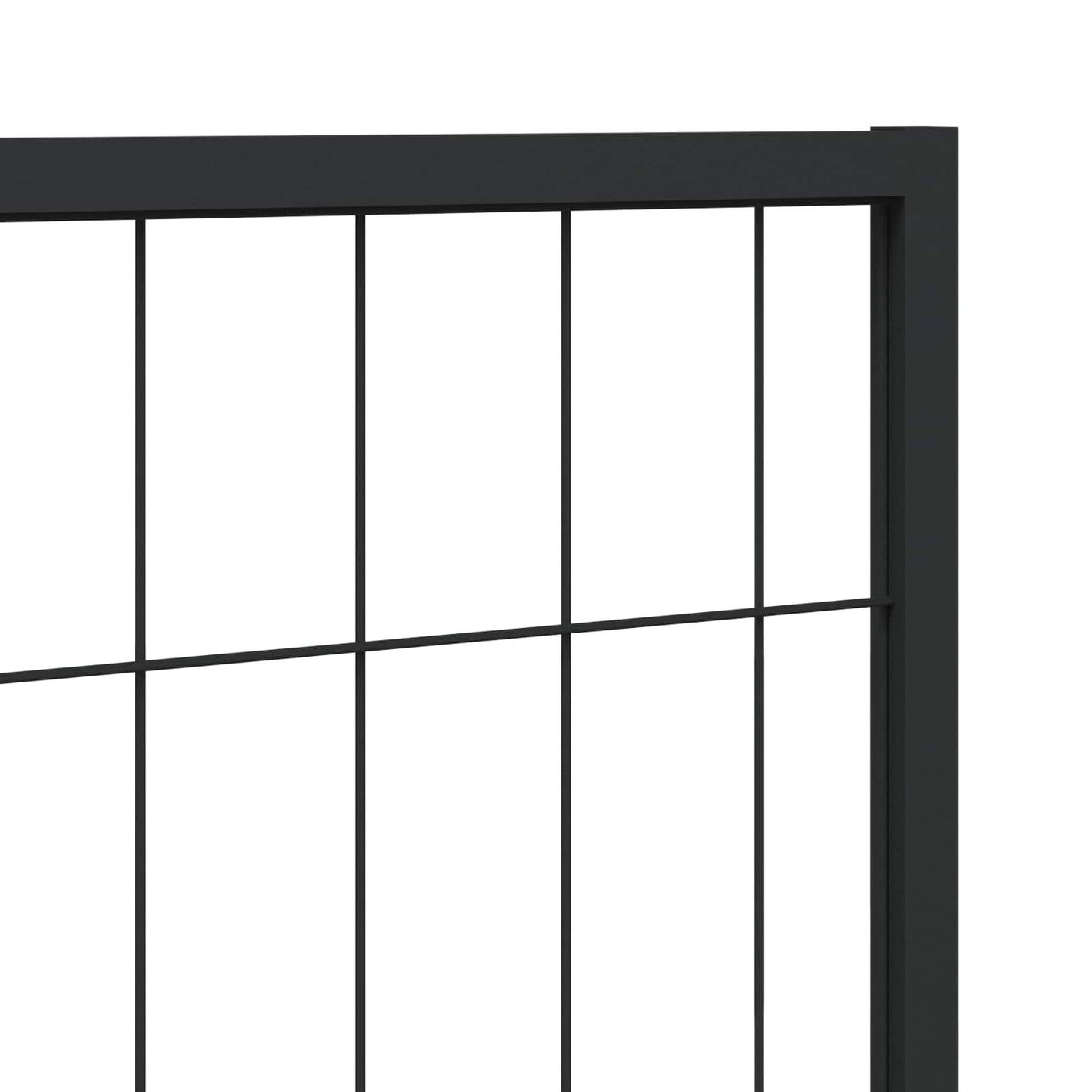 Tierkäfig ohne Tür | Schwarz 300 x 100 x 70 cm Stahl
