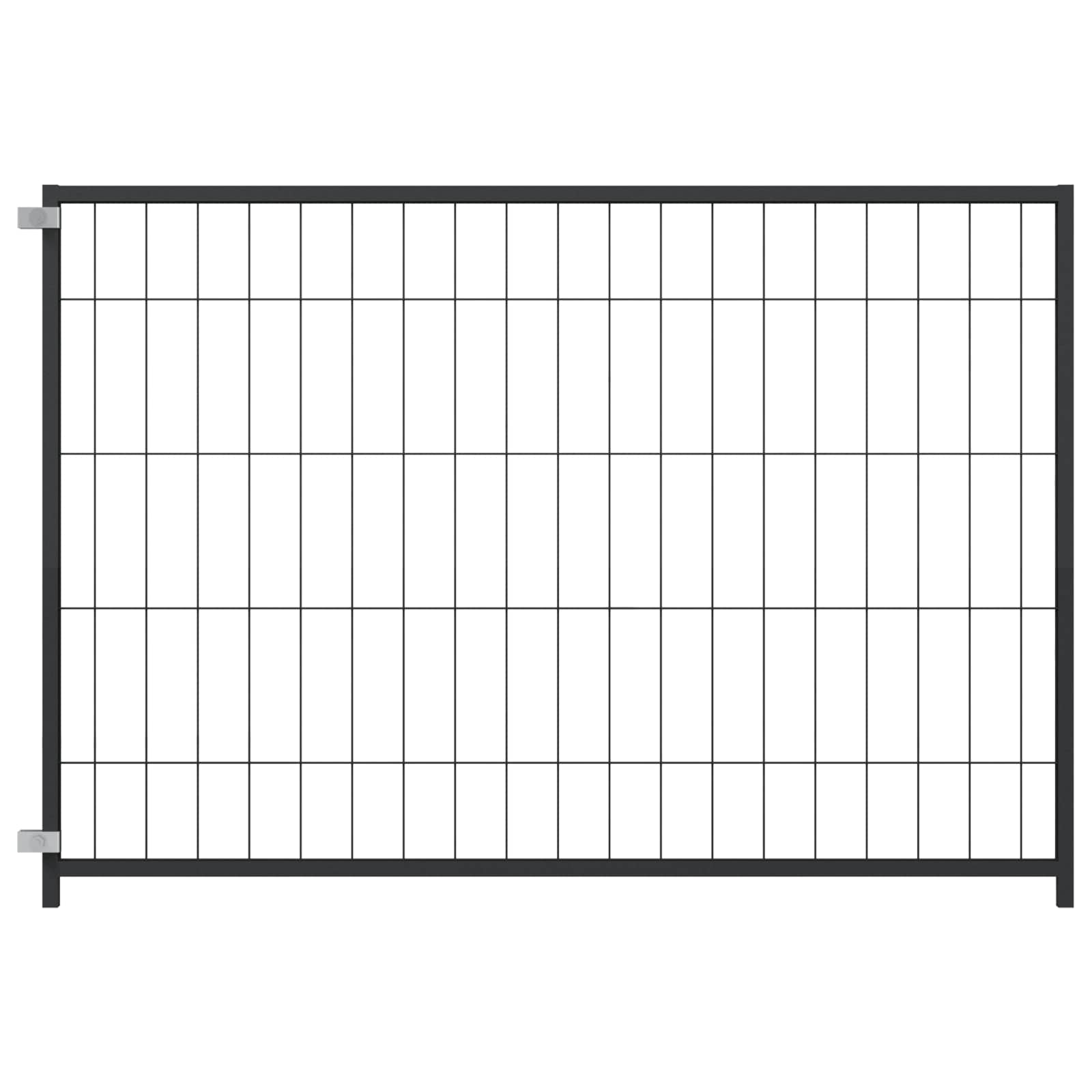 Tierkäfig ohne Tür | Schwarz 300 x 100 x 70 cm Stahl