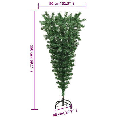 Weihnachtsbäume PVC, Steel Grün