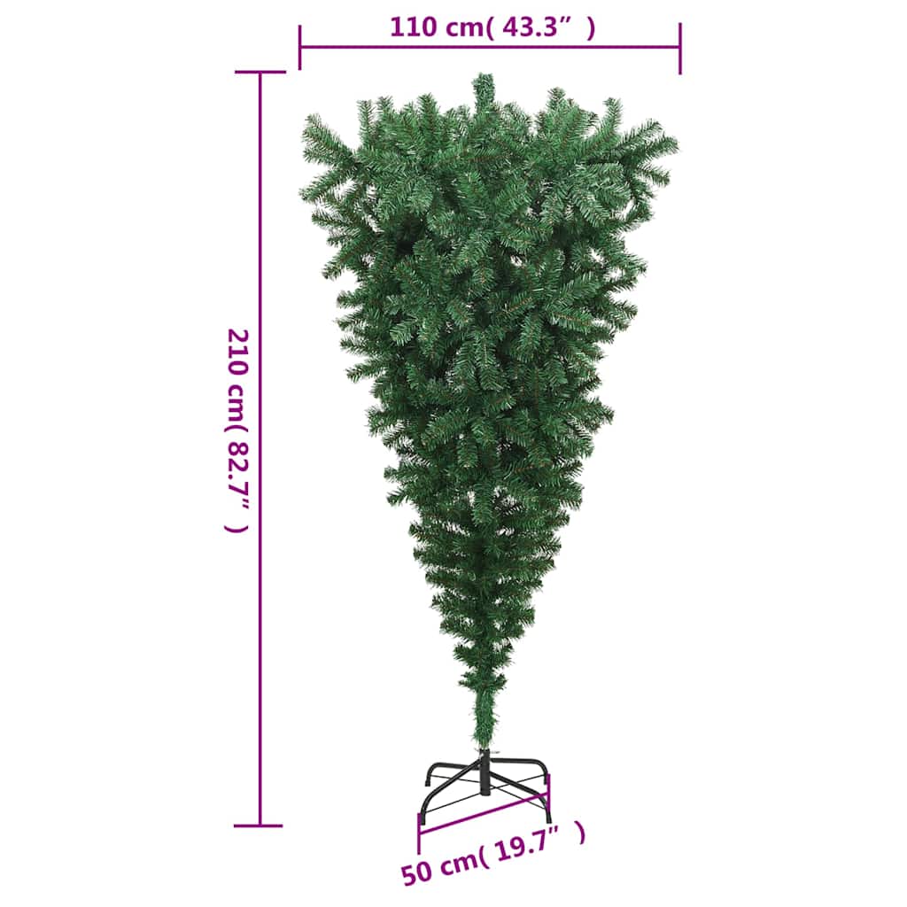 Weihnachtsbäume PVC, Steel Grün
