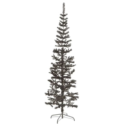 Schlanker Weihnachtsbaum Schwarz 240 cm
