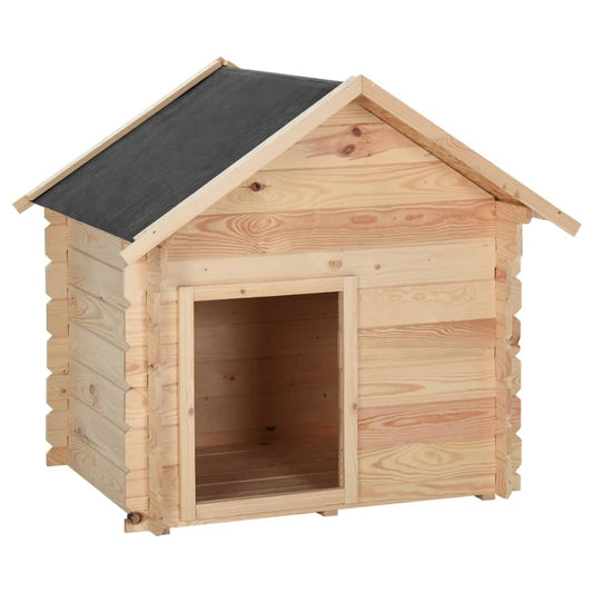 Hundehütte 95x75x100,6 cm Massivholz Kiefer 14 mm