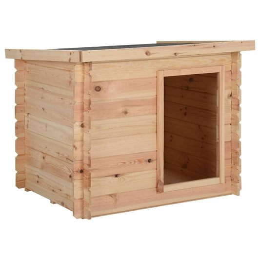 Hundehütte102,5x88x84 cm Massivholz Kiefer 14 mm