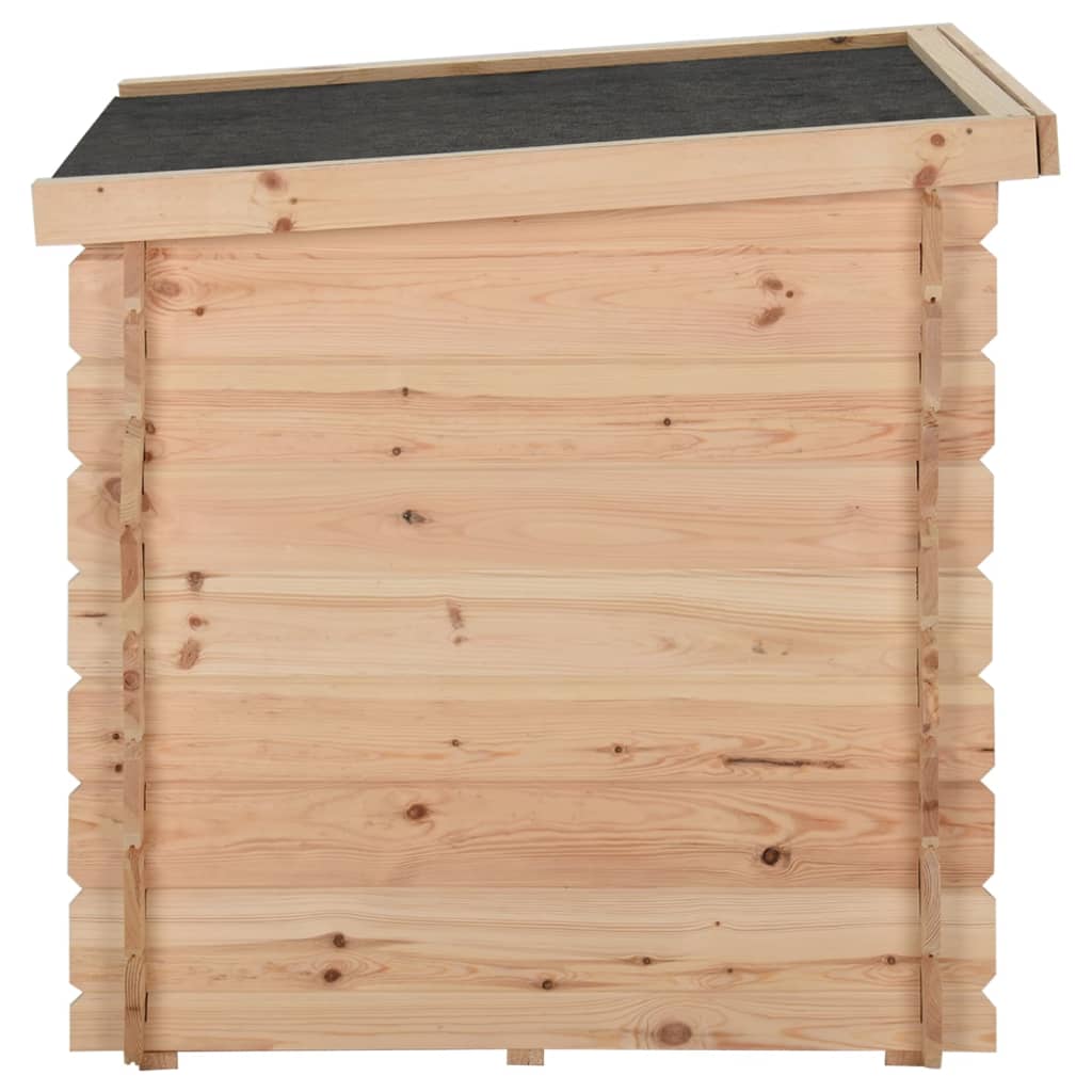 Hundehütte102,5x88x84 cm Massivholz Kiefer 14 mm