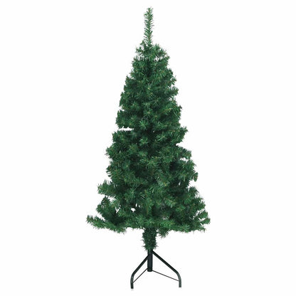 Künstlicher Eck-Weihnachtsbaum Grün 150 cm PVC