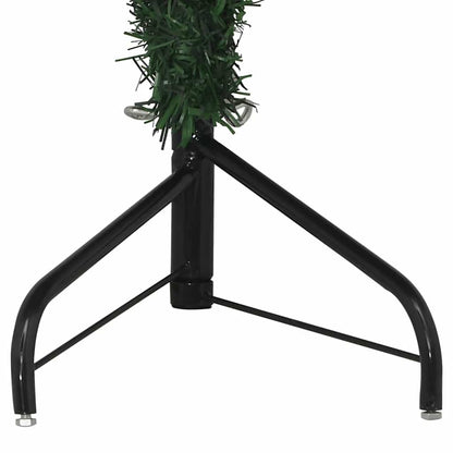 Künstlicher Eck-Weihnachtsbaum Grün 150 cm PVC