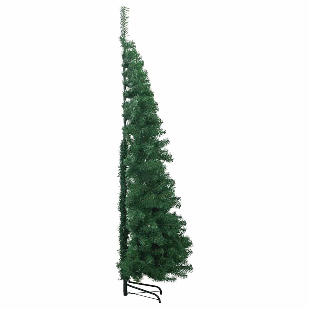 Künstlicher Eck-Weihnachtsbaum Grün 180 cm PVC