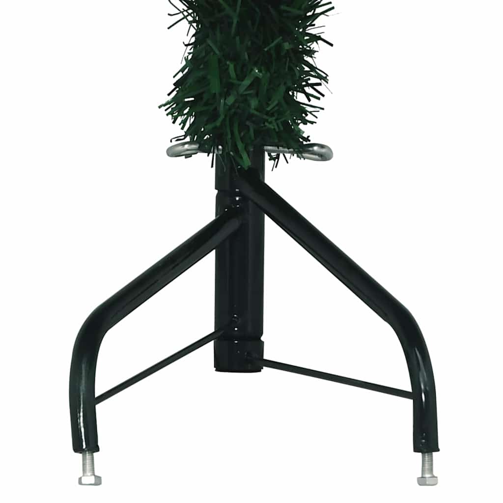 Künstlicher Eck-Weihnachtsbaum Grün 180 cm PVC