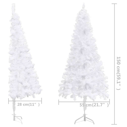 Künstliche Weihnachtsbäume PVC, Steel White