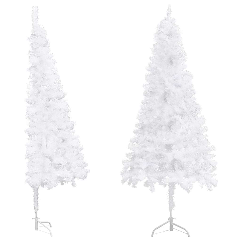 Künstliche Weihnachtsbäume PVC, Steel White