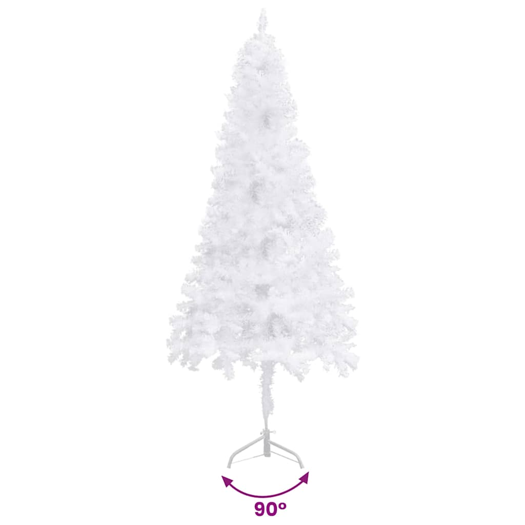 Künstliche Weihnachtsbäume PVC, Steel White