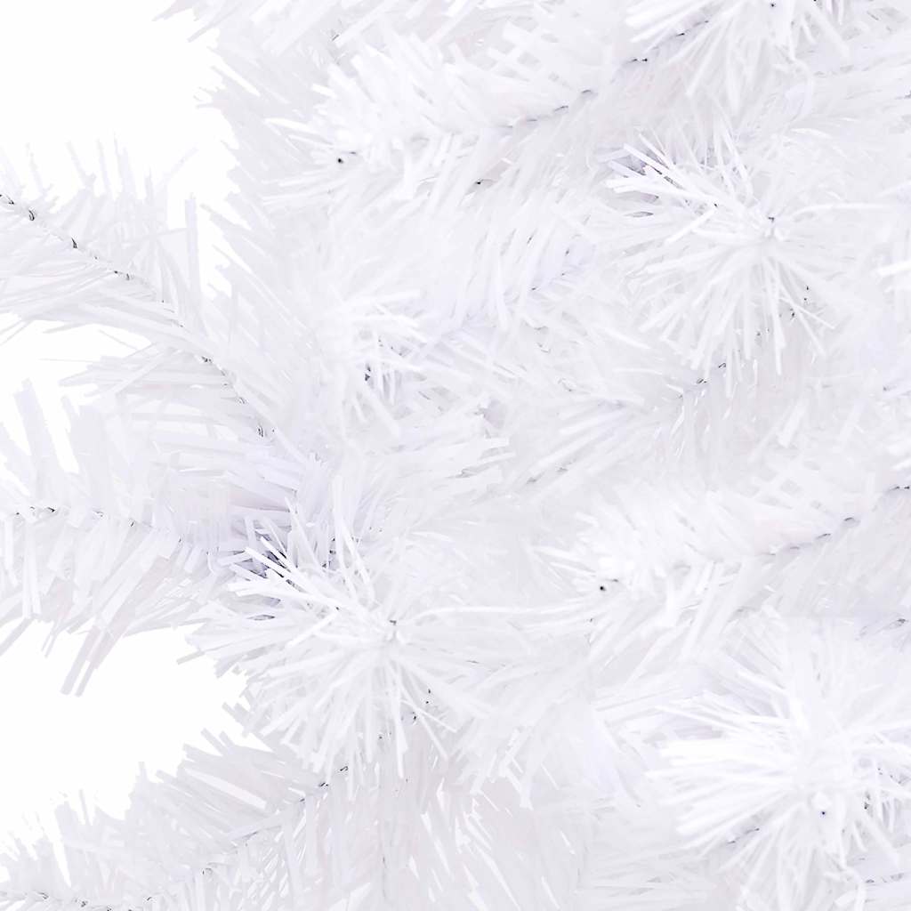 Künstliche Weihnachtsbäume PVC, Steel White