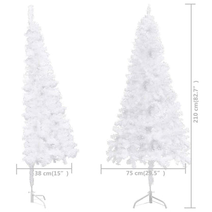 Künstliche Weihnachtsbäume PVC, Steel White