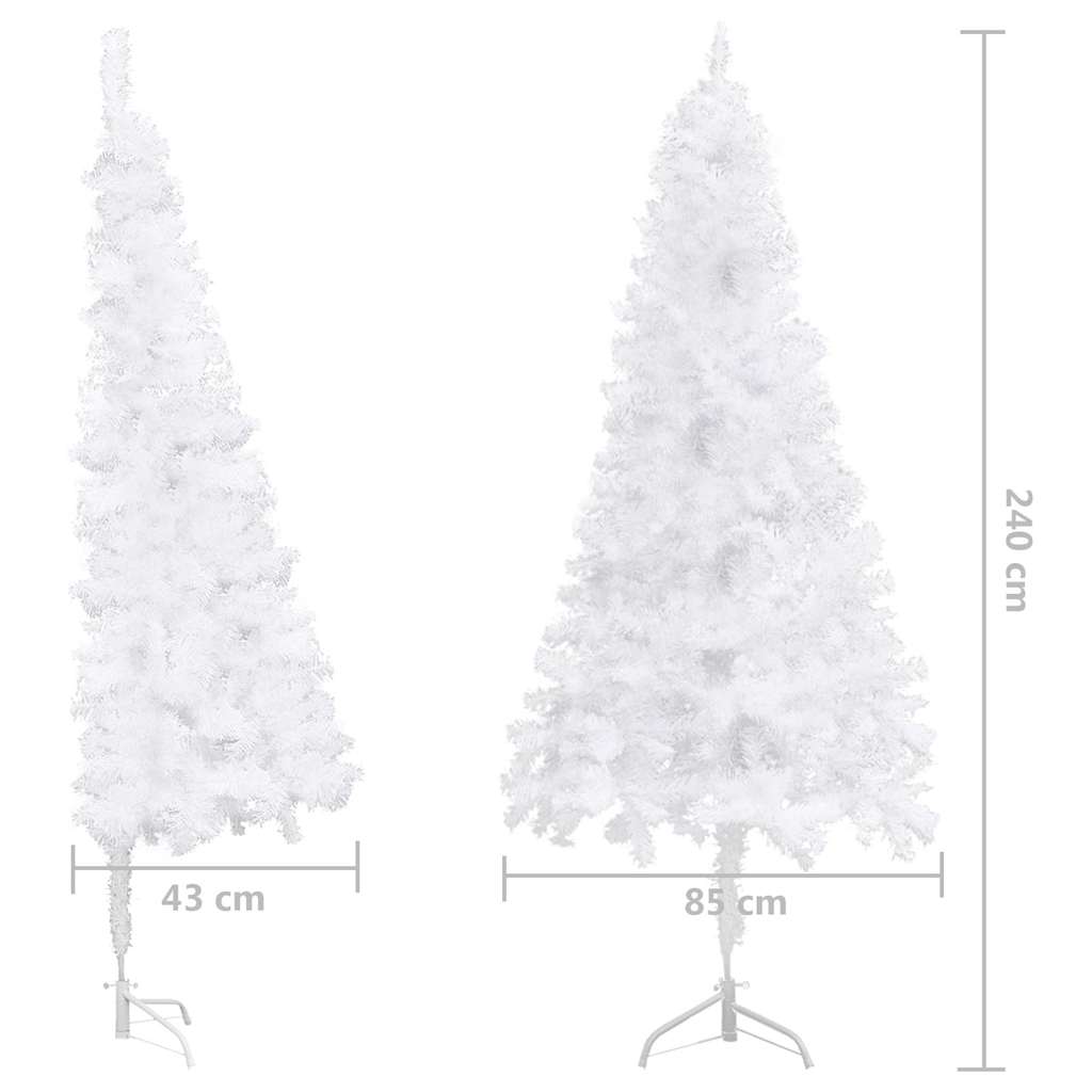 Künstliche Weihnachtsbäume PVC, Steel White