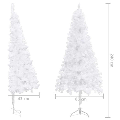 Künstliche Weihnachtsbäume PVC, Steel White