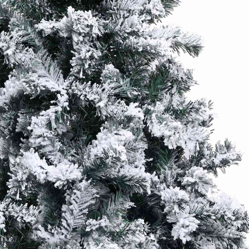 Künstlicher Weihnachtsbaum mit Schnee Grün 120 cm PVC