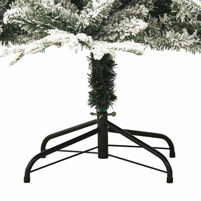 Künstlicher Weihnachtsbaum Beschneit Grün 240 cm PVC PE