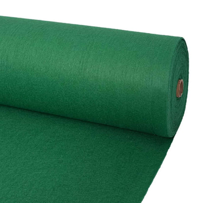 Teppich Uni Grün 1,2 x 12 m Polyester