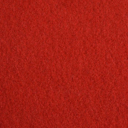 Teppich Uni Rot 1,2 x 12 m Polyester