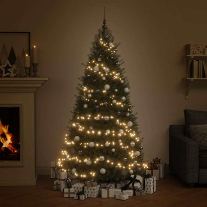 60-tlg. Weihnachtskugeln mit Weihnachtsbaumspitze 150 LEDs