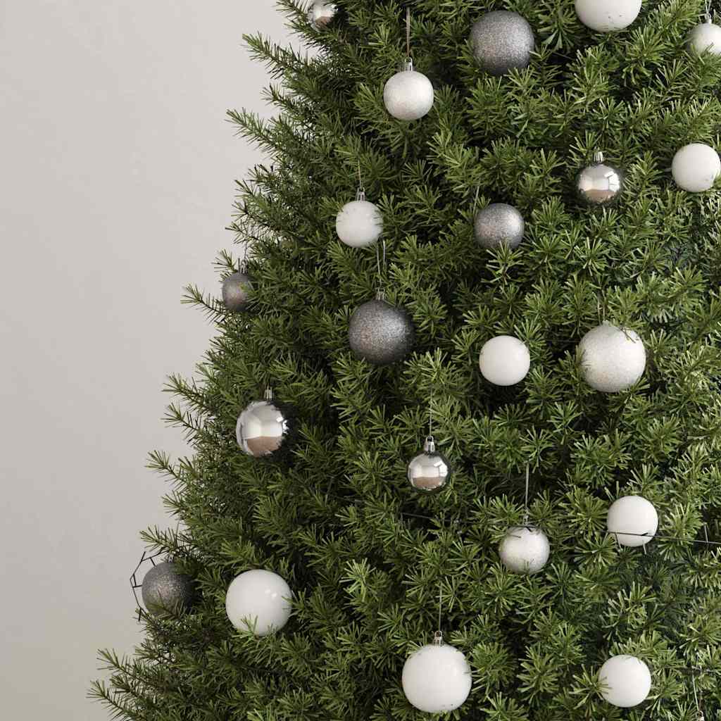 120-tlg. Weihnachtskugeln mit Weihnachtsbaumspitze 300 LEDs
