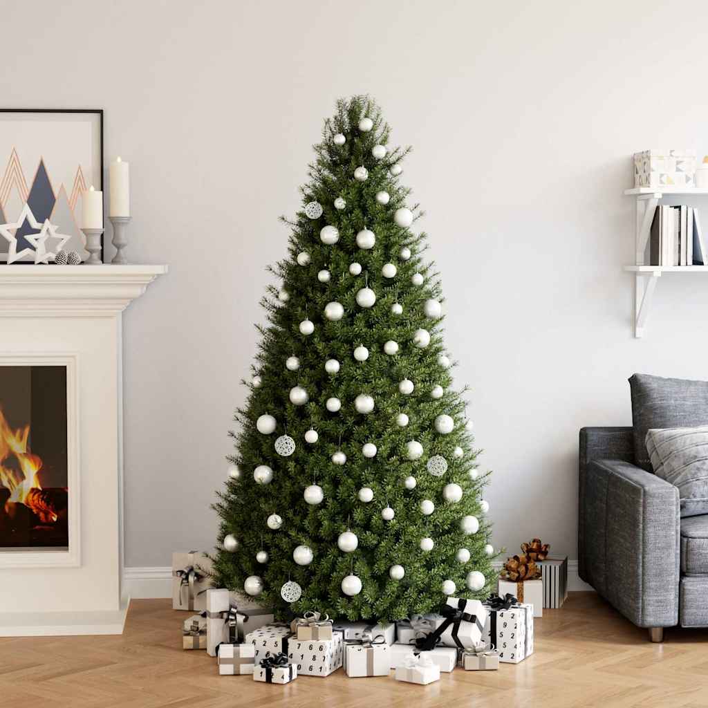 100-tlg. Weihnachtskugel-Set Weiß