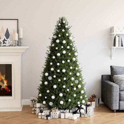 100-tlg. Weihnachtskugel-Set Weiß