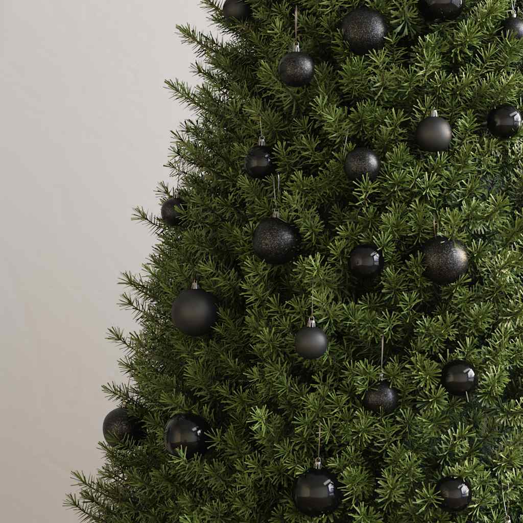 100-tlg. Weihnachtskugel-Set Schwarz