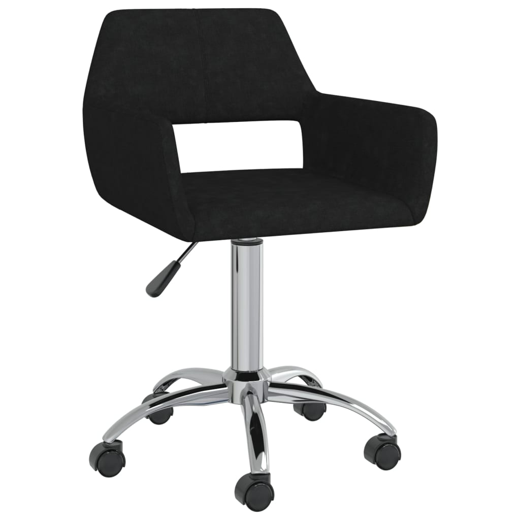 Bürostuhl Drehbar Schwarz Stoff