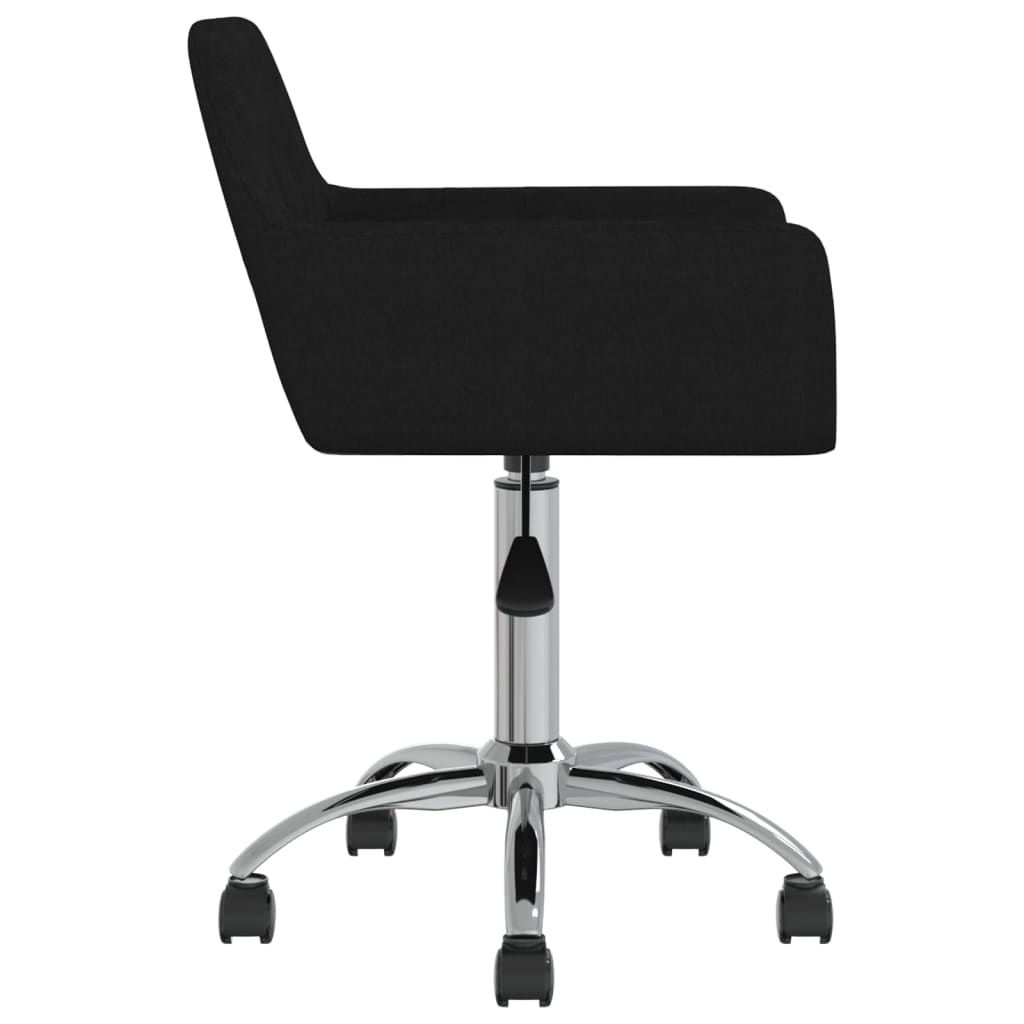 Bürostuhl Drehbar Schwarz Stoff