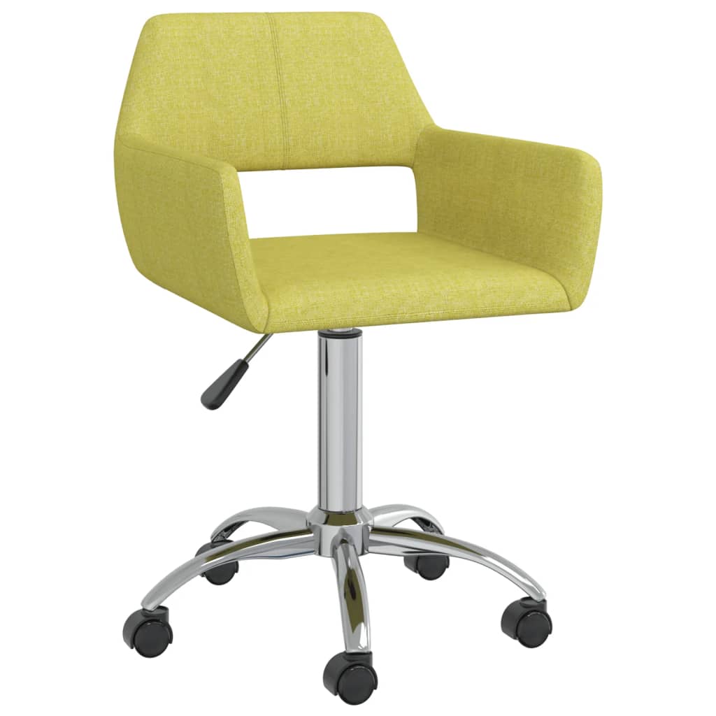 Bürostuhl Drehbar Grün Stoff