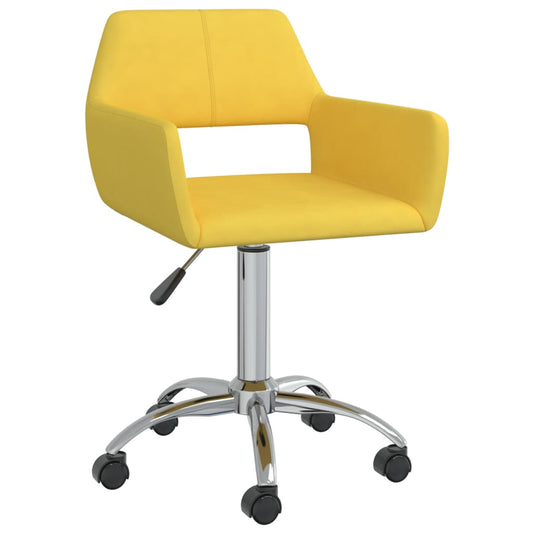 Bürostuhl Drehbar Gelb Stoff