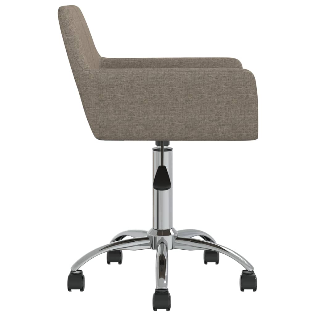 Bürostuhl Drehbar Taupe Stoff
