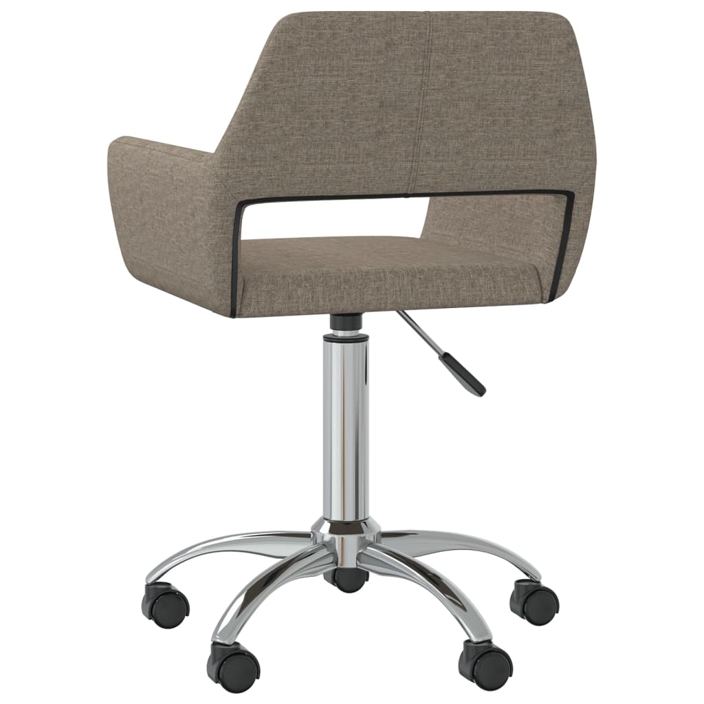 Bürostuhl Drehbar Taupe Stoff