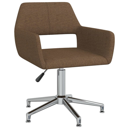 Bürostuhl Drehbar Braun Stoff
