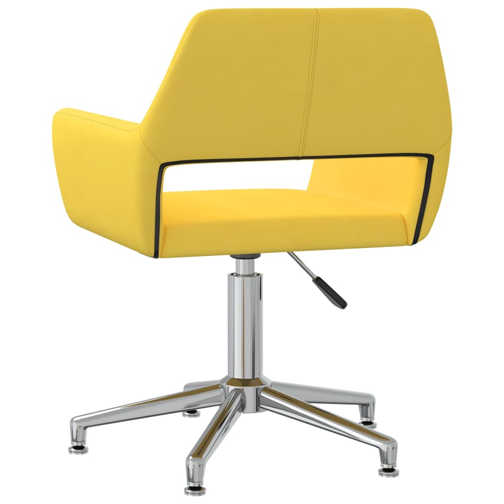 Bürostuhl Drehbar Gelb Stoff