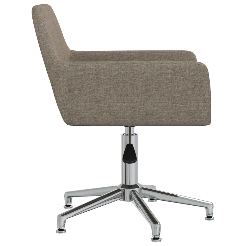 Bürostuhl Drehbar Taupe Stoff