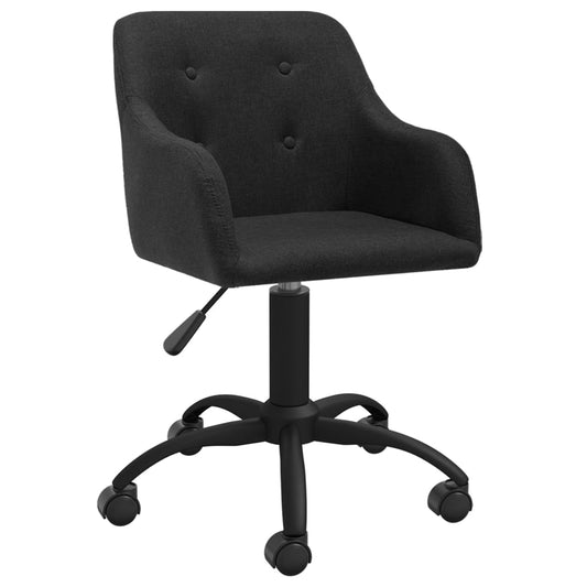 Bürostuhl Drehbar Schwarz Stoff