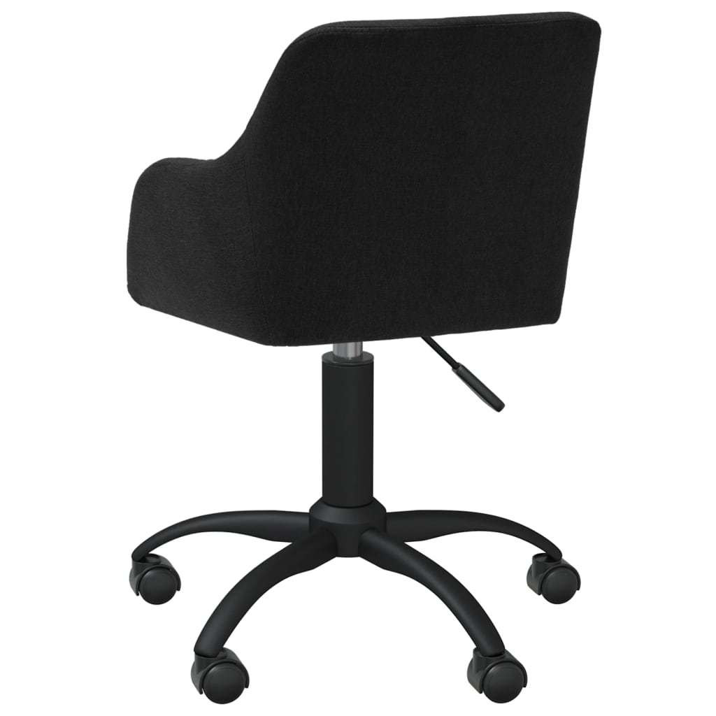 Bürostuhl Drehbar Schwarz Stoff