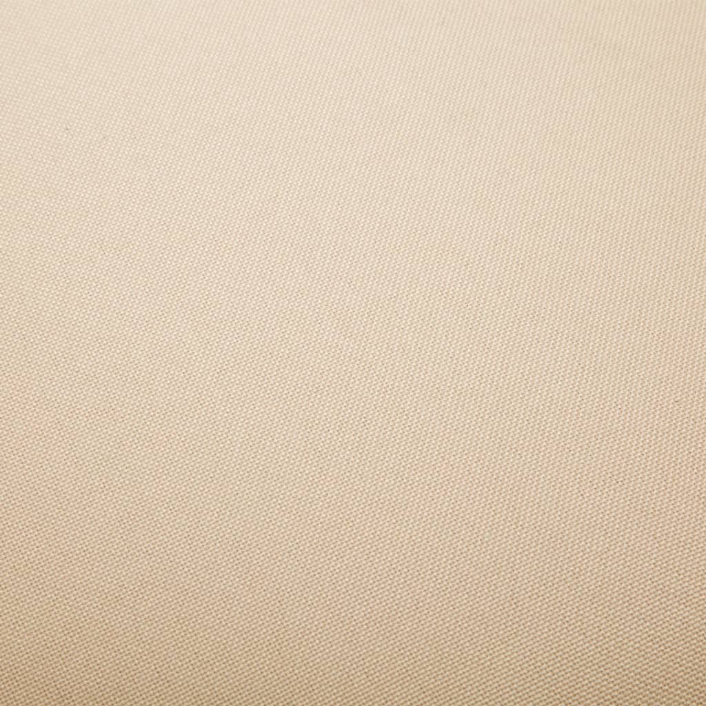 Bürostuhl Drehbar Creme Stoff