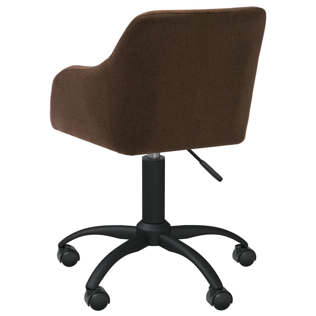 Bürostuhl Drehbar Braun Stoff