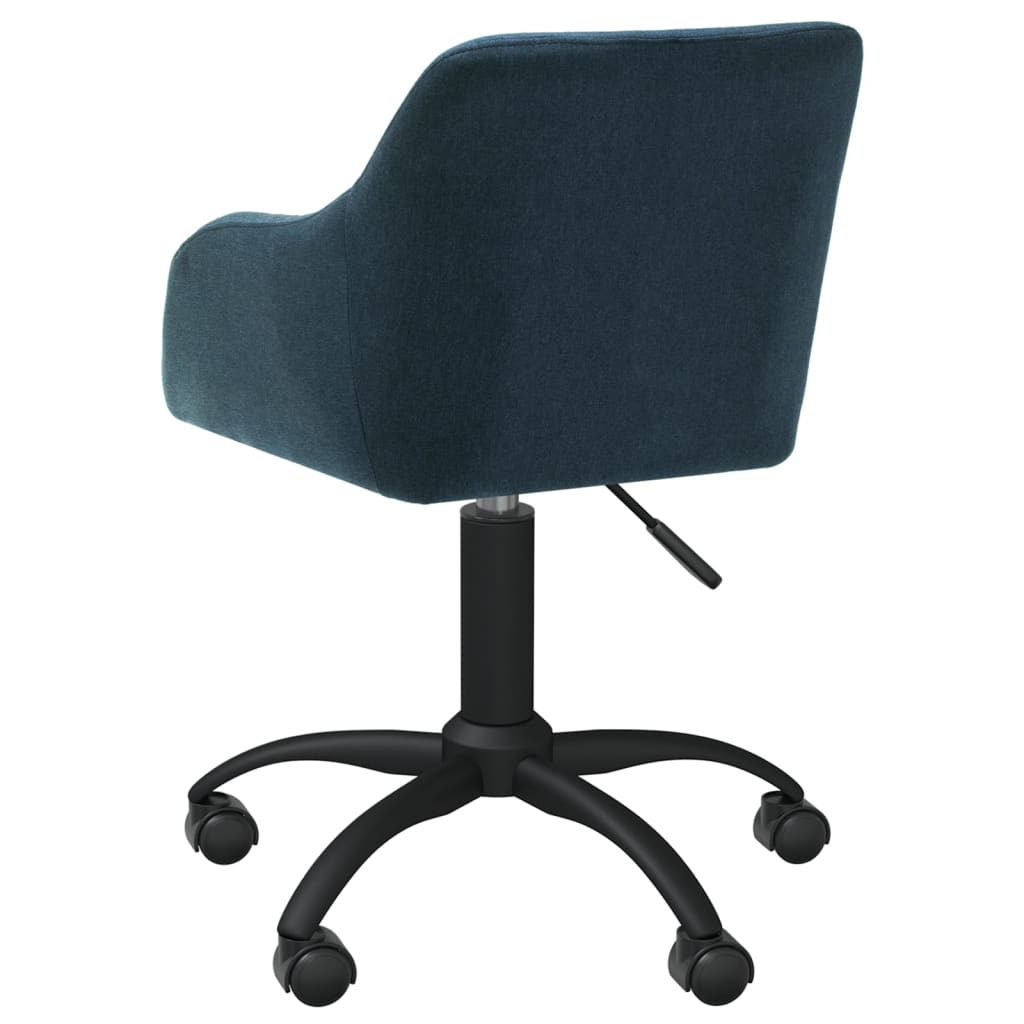 Bürostuhl Drehbar Blau Stoff